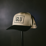 Load image into Gallery viewer, GLU Snapback - Khaki &amp; Black
